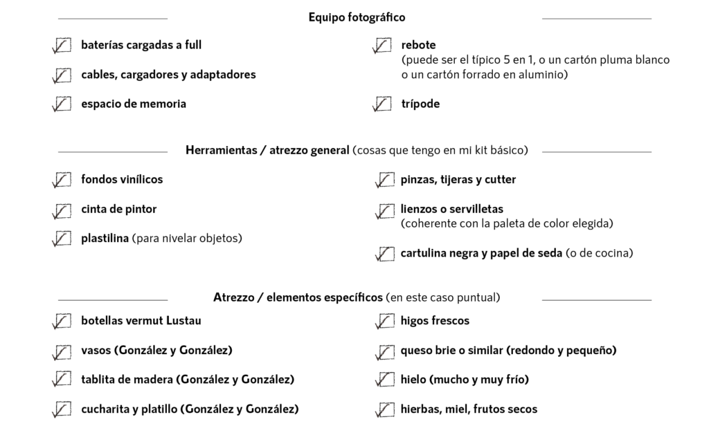 Mi check list