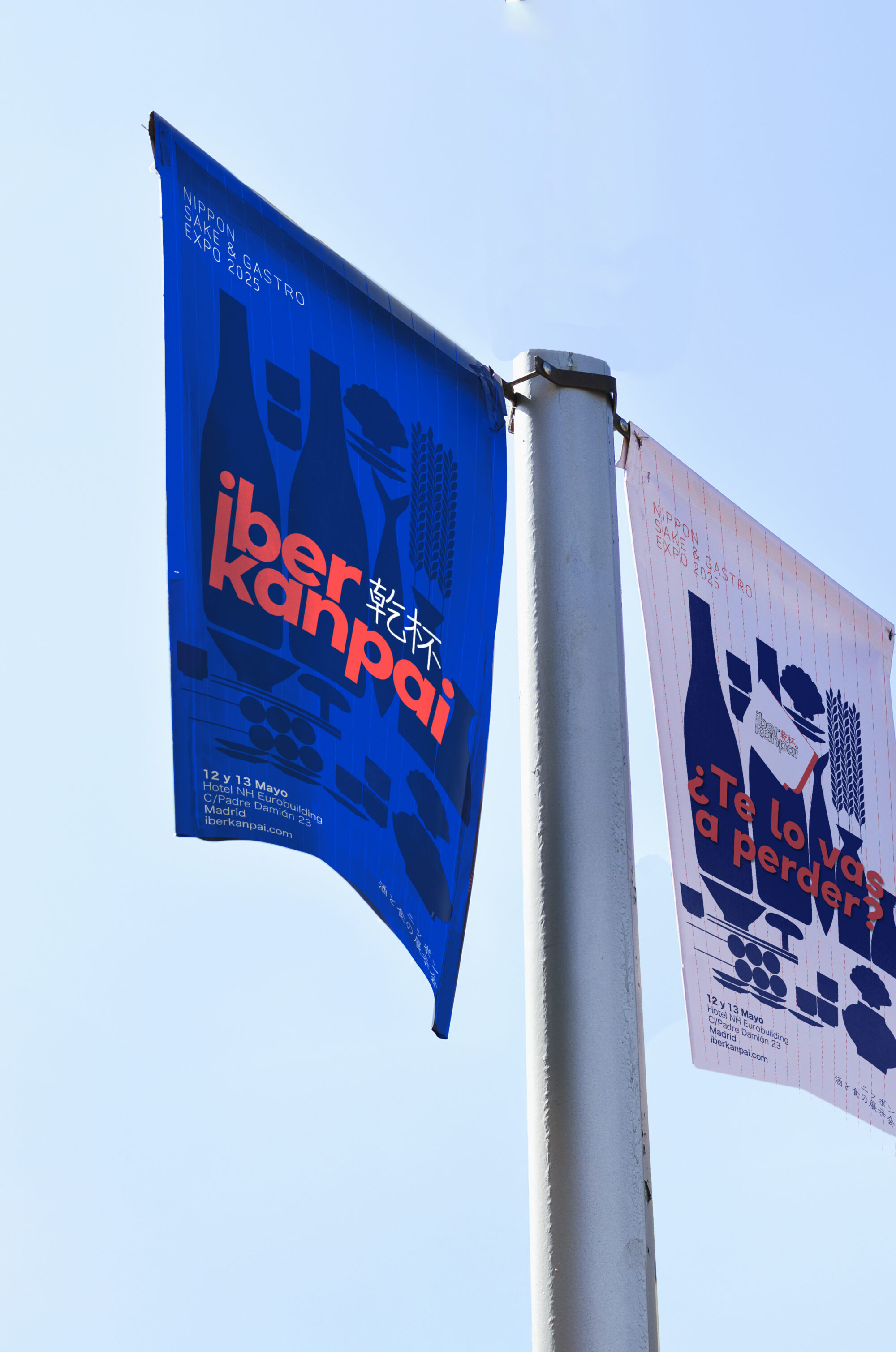 Banners promocionales para redes sociales de Iberkanpai, diseño y contenido audiovisual