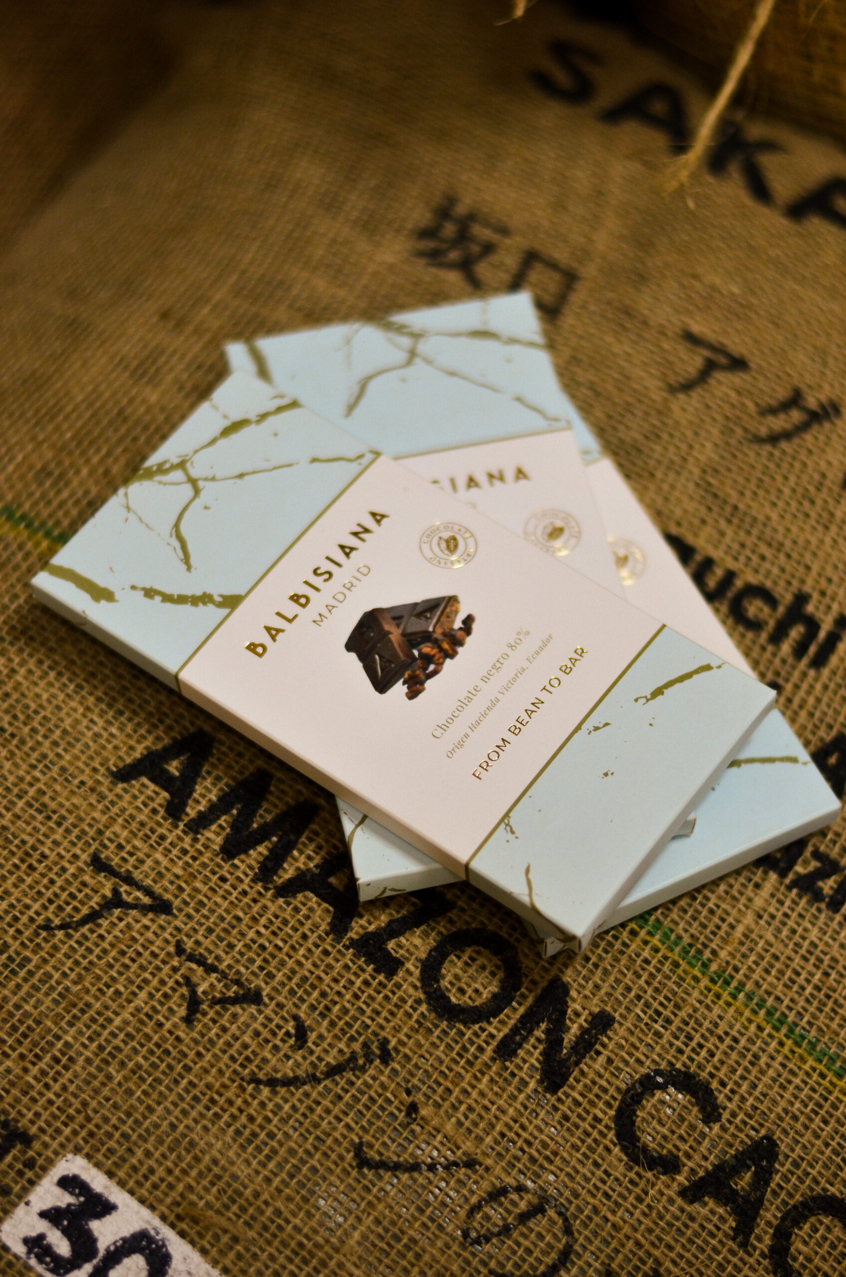 Tabletas de chocolate para Balbisiana